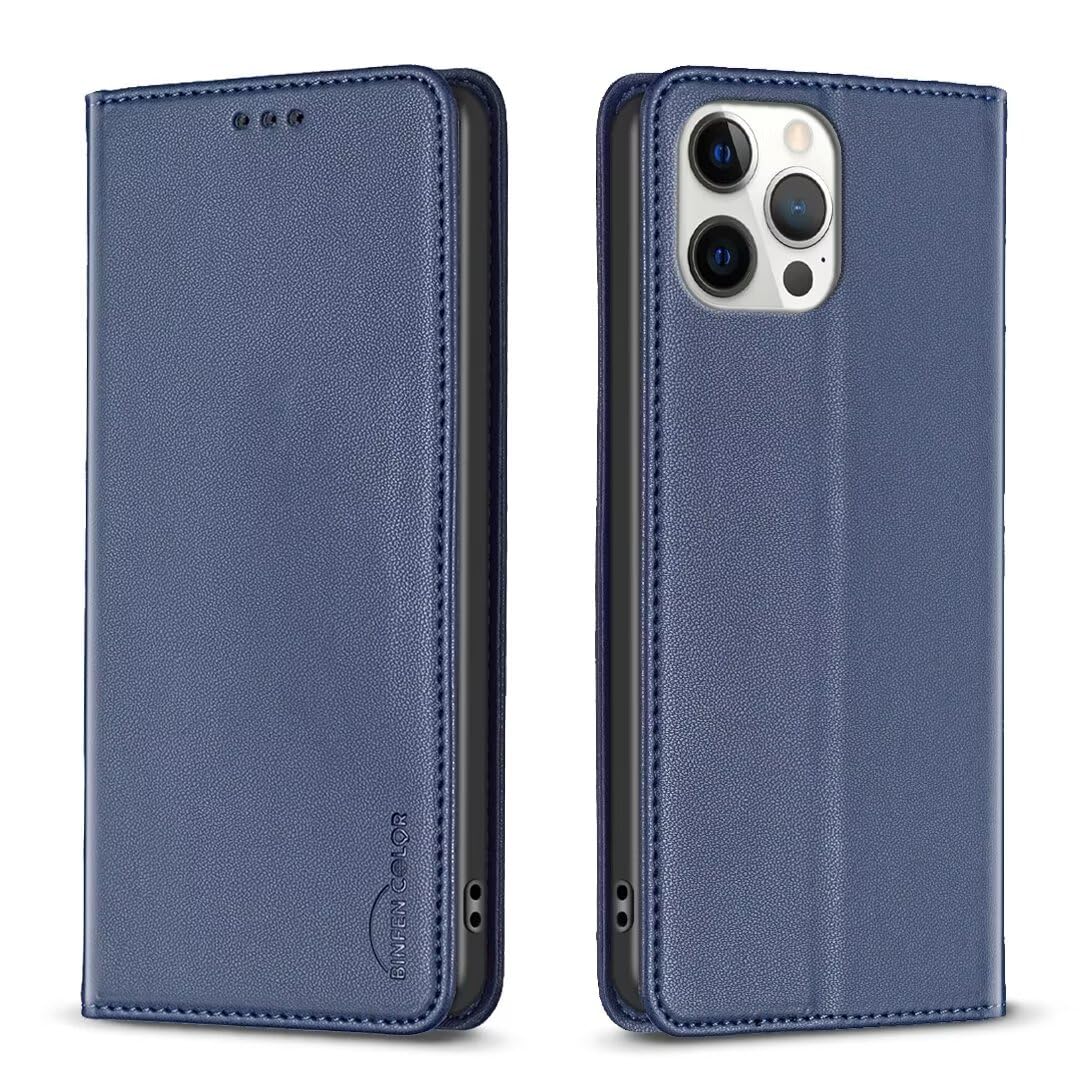 BORYA Custodia In Pelle Per Nokia G21/G11, Portafoglio Con Slot, Chiusura Magnetica, Blocco RFID, Funzione Stand, Antiurto, Nera - 2