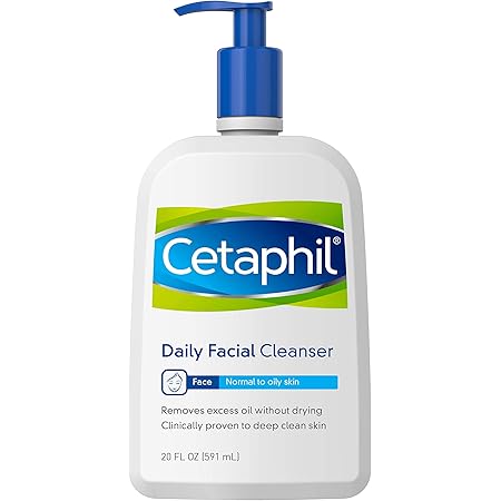 Amazoncom Face Wash By Cetaphil Daily Facial Cleanser For Sensitive Combination To Oily Skin 20 Oz Gentle Foaming Soap Free Hypoallergenic Everything Else