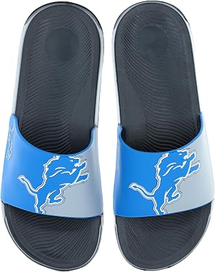 FOCO Mens NFL Big Logo Raised Slide