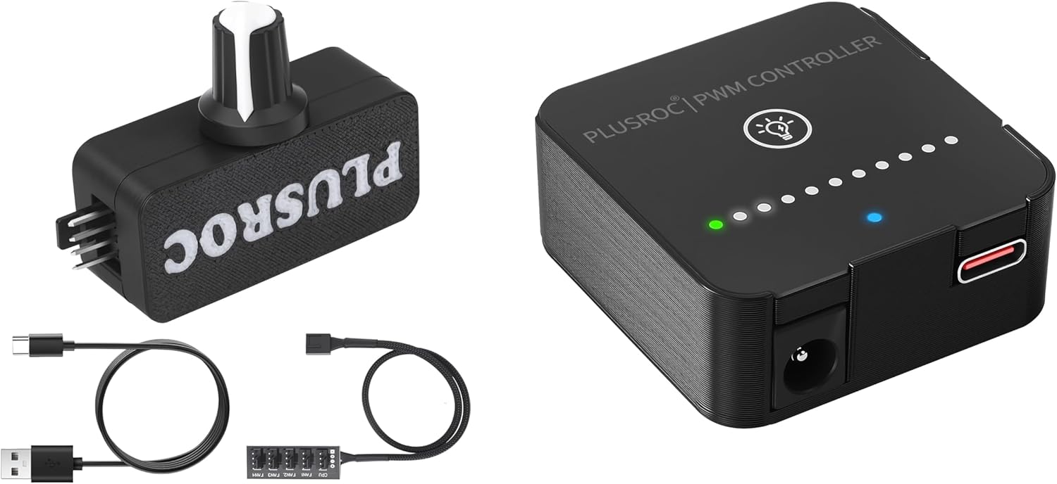 PlusRoc 12V PWM Fan Controller 18W Output Version and 60W Output Version