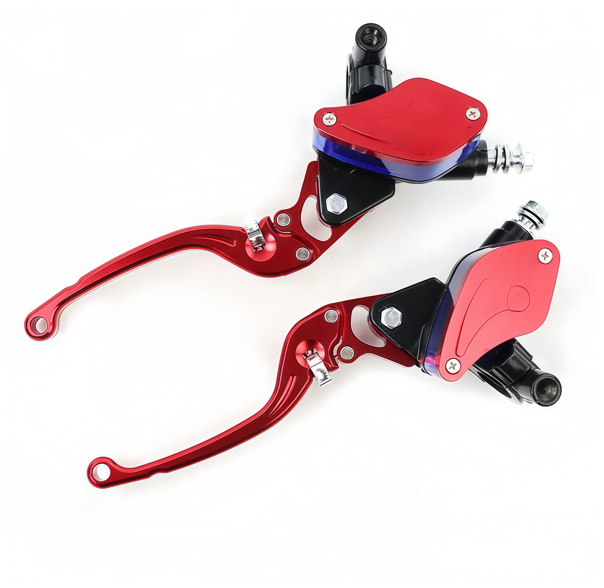 Riderai Red Motorbike Clutch Levers Motorcycle Short Brake Clutch Levers For Atv