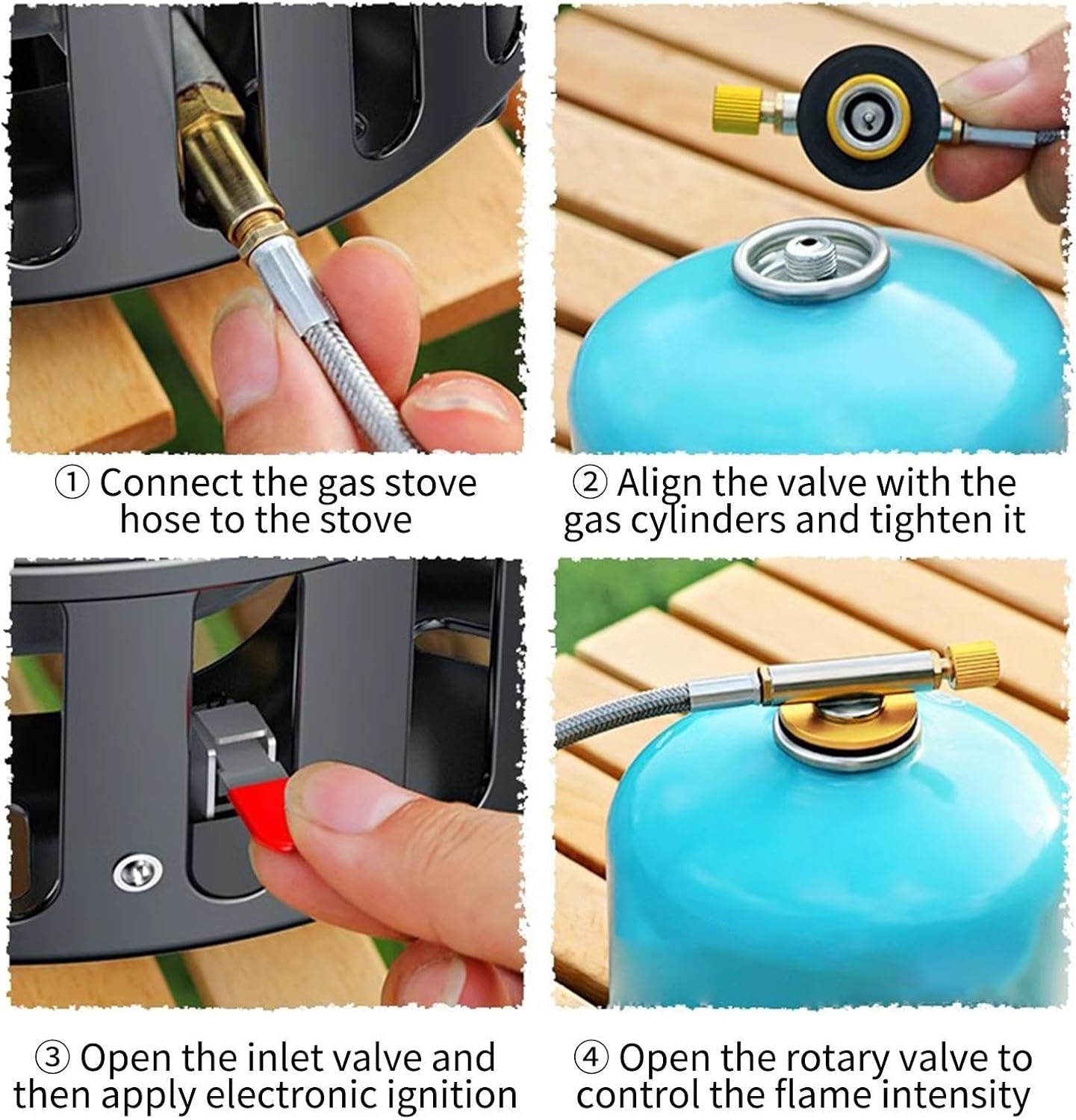 Backpacking Stove – Compact and Windproof Culinary Utensils, Hiking Burner with Outdoor Kitchen Stove | Backpacking, Hiking, Picnic, Hunting, Travel, Trekking and Camping