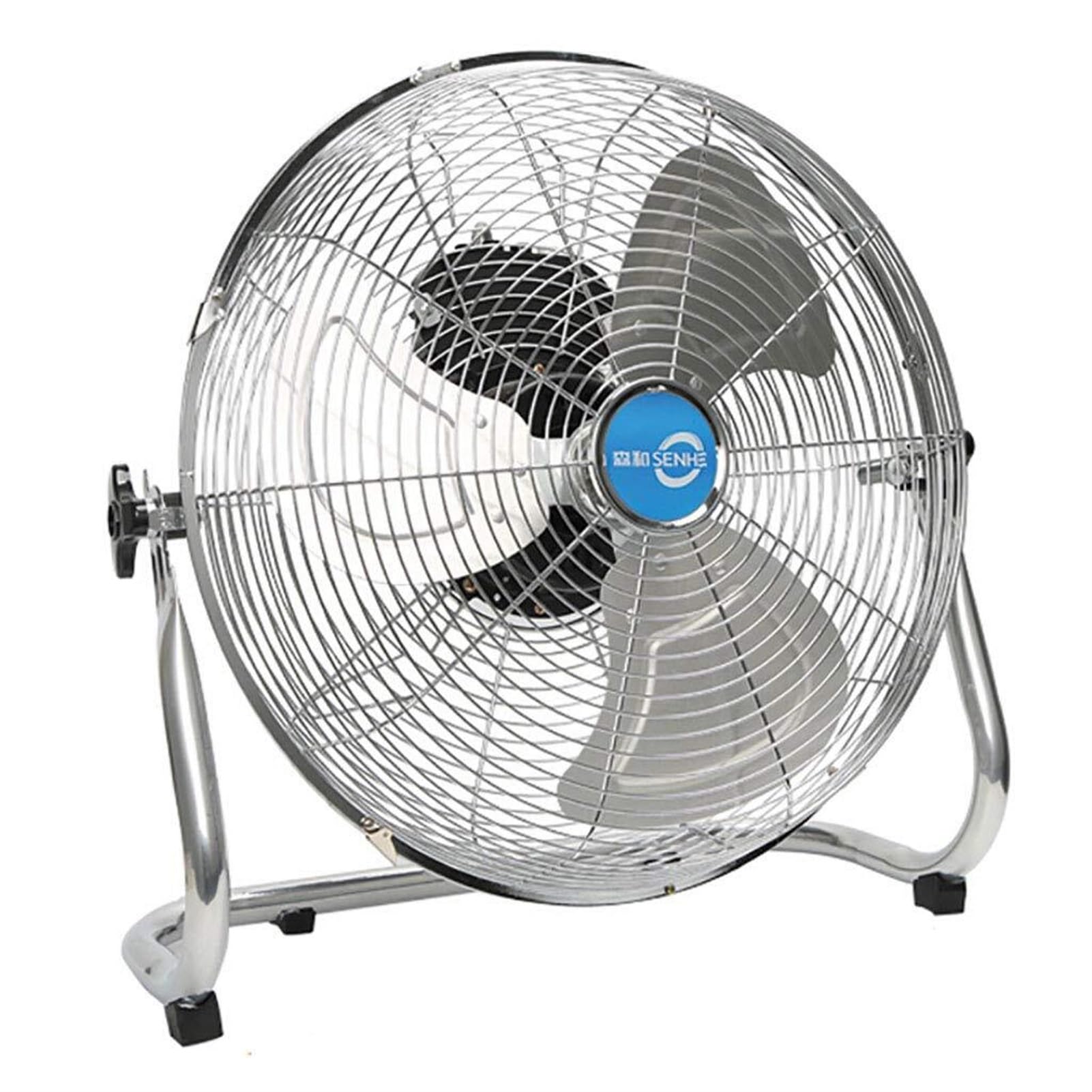 JKJZSALJ Pedestal Fansfloor Fan-Industrial Fan With 4 Speed,Commercial Fan,Floor Standing Gym Fan-3 Fan Blade,High Velocity Floor Fan,Black,16 inches