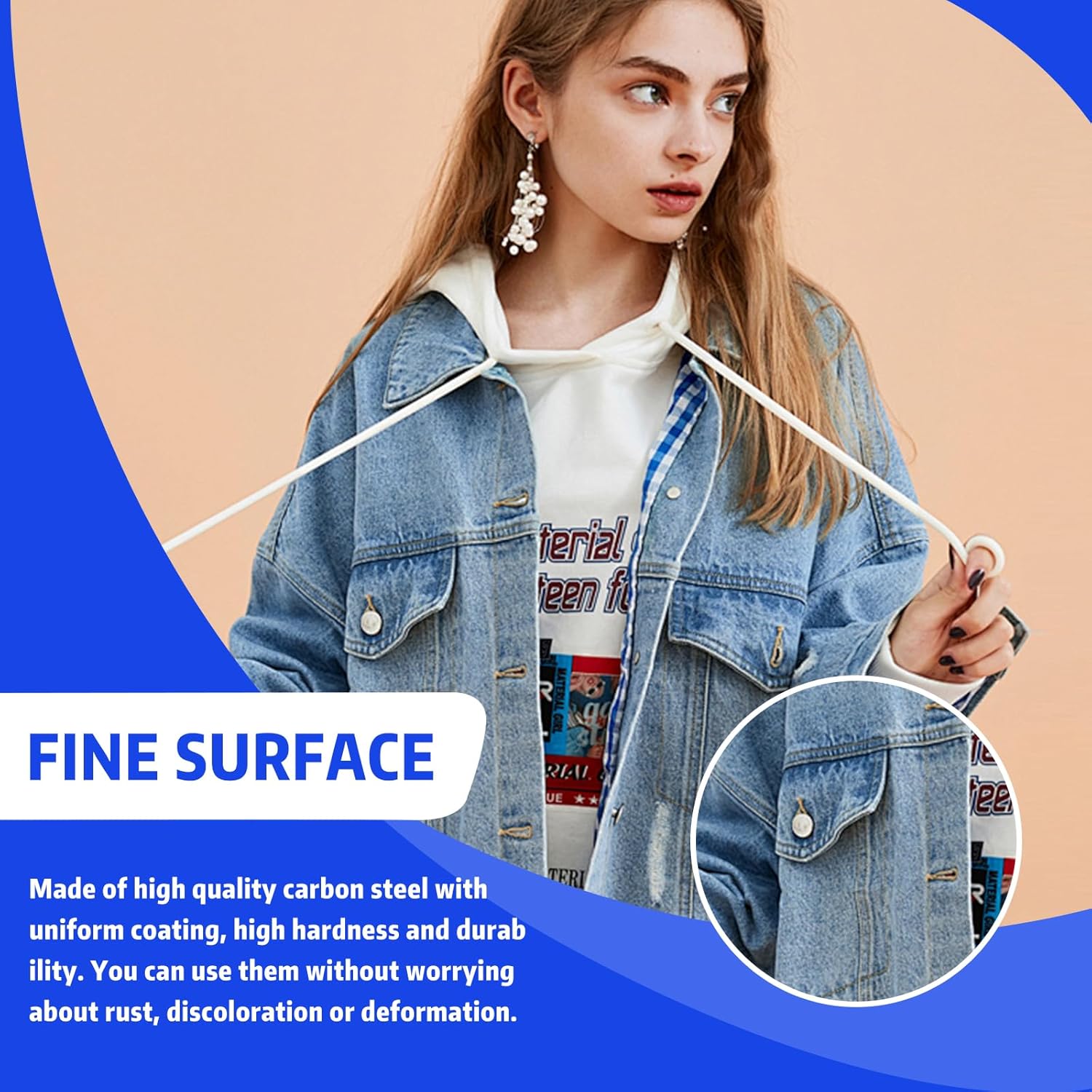 Chicago Screws, Pack of 110 Book Screws Screw Rivets Set Sleeve Nuts Stainless Steel Slotted Screw with 5 mm Shaft Diameter for DIY Leather Decoration Bags and Boots (Silver)