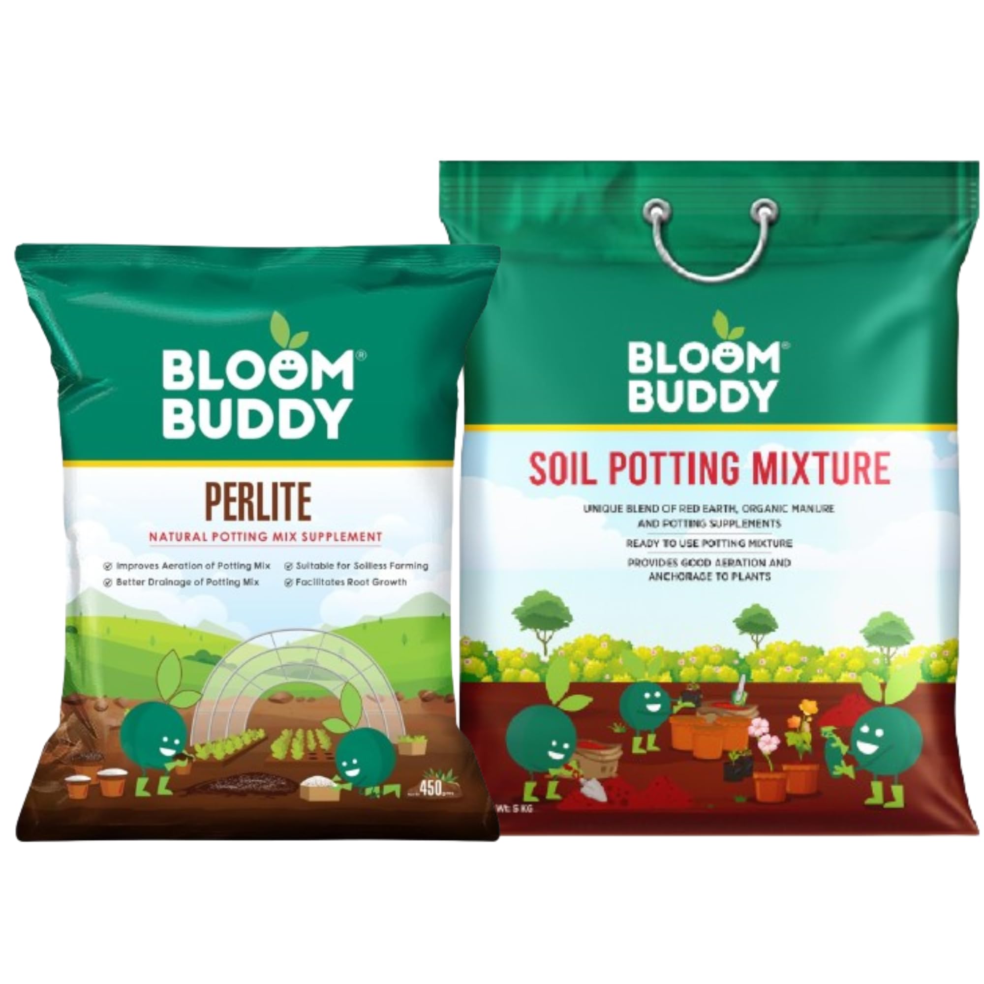 Bloombuddy Perlite 450g and Soil Potting Mix 5kg Combo - Perfect Blend for Optimal Aeration, Drainage, and Plant Growth (B0DBYC7DD2) Amazon Price History, Amazon Price Tracker