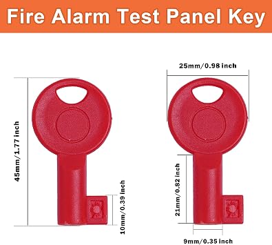 Fire Alarm System Test Keys - 10Pcs Essential Replacement Key