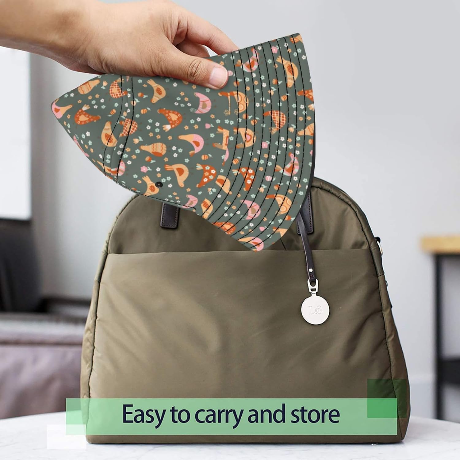 Cute Bucket Hat Summer Beach Travel Sun Hat Packable Fisherman Cap for Men Women - Image 7