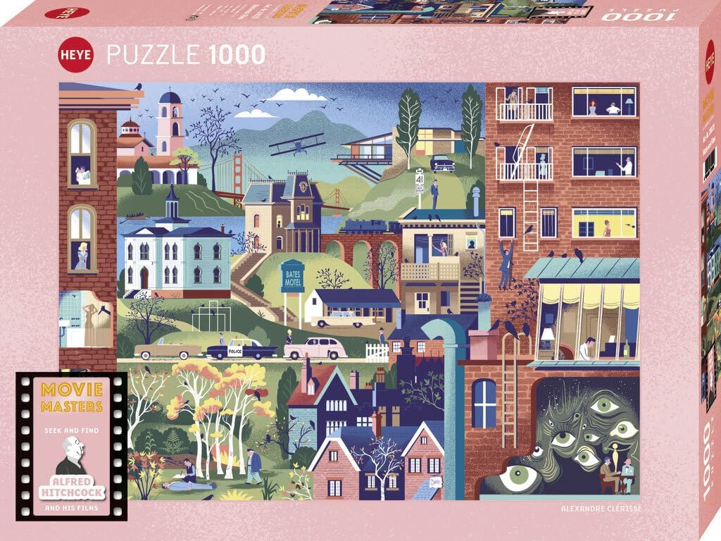 Hitchcock Films: 1000 Pieces