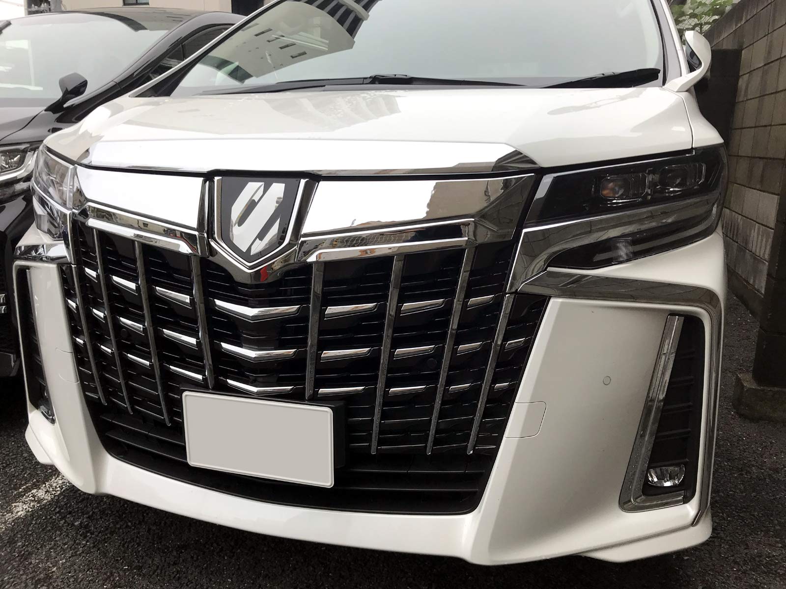 Amazon | BRIGHTZ アルファード 30 35 後期 メッキグリルカバー