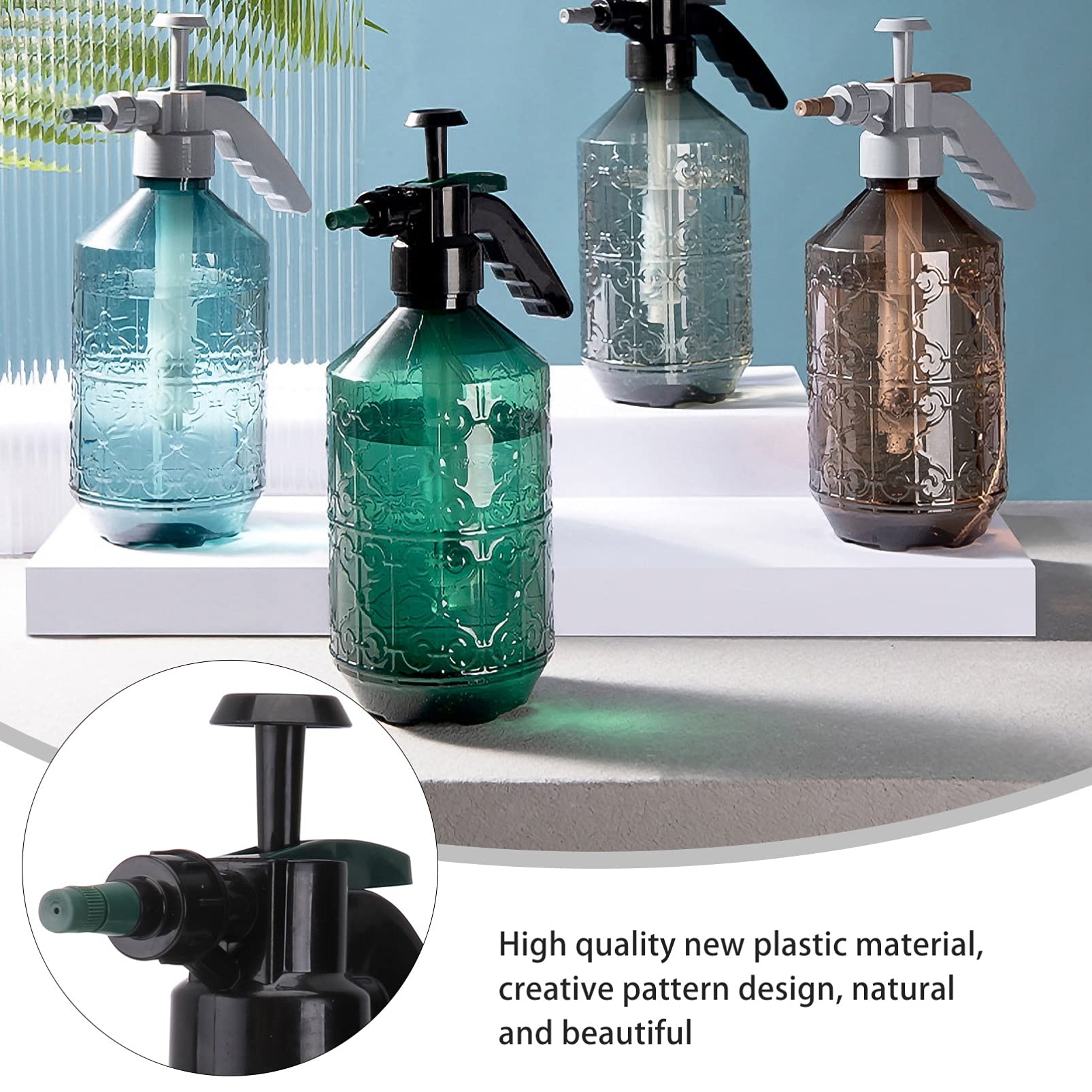POPETPOP 2pièces Bouteille De Pulvérisation Arrosage Acier Inoxydable Arrosoir à Pression pour Plantes Intérieur