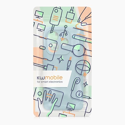 Vista 881 de kwmobile Funda compatible con Xiaomi Redmi Note 11 / Note 11S - Funda protectora de silicona TPU suave y delgada - Azul Báltico Azul (Baltic Blue)
