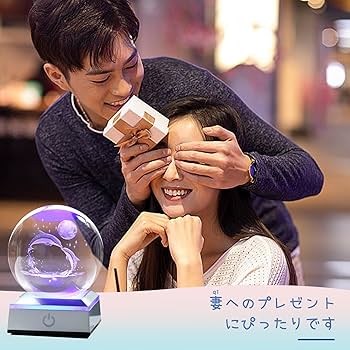 Amazon.co.jp: Kertari K9 クリスタルボール イルカのつがいです