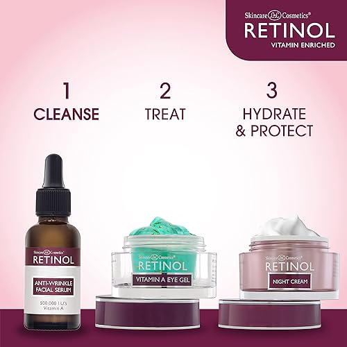 Miniatura 5 de Retinol enriquecido Skincare LdeL Cosmetics, serum facial antiarrugas botella de 1 onza