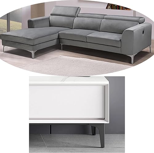 Miniatura 4 de Patas de metal para muebles, patas de sofá para armario, cama, silla, mesita de noche, soporte de TV, moderno juego de 8 patas de sofá de repuesto,