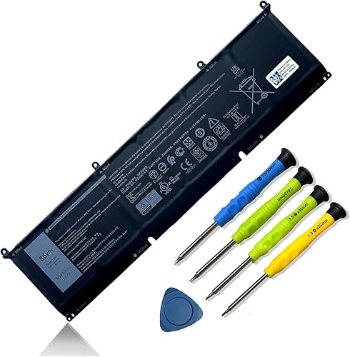 Miniatura 9 de 64Wh GRT01 - Batería de repuesto para laptop Dell Latitude 15 5521 5531 14 5421 5431 Precision 3470 3561 3571 Alienware m17 R5 AMD Series R05P0