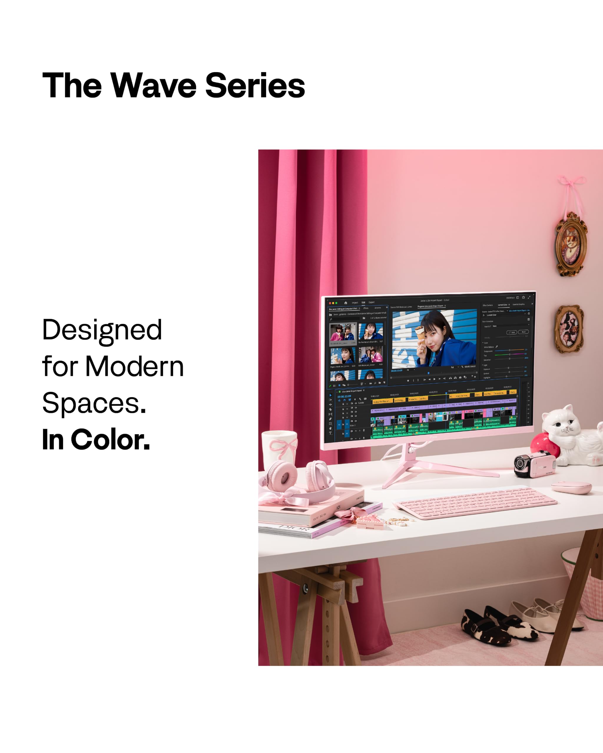 よ*中様 Pixio PX27U Wave Pastel Pink 27インチ Amazon.com: Pixio PX27U Wave Pink 27 inch 160Hz Refresh Rate 4K