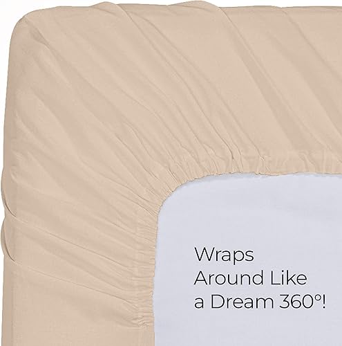 Miniatura 6 de Sábana ajustable, resistente a las arrugas, a la decoloración y a las manchas, hipoalergénicas, incluye un sábana ajustable Utopía Bedding