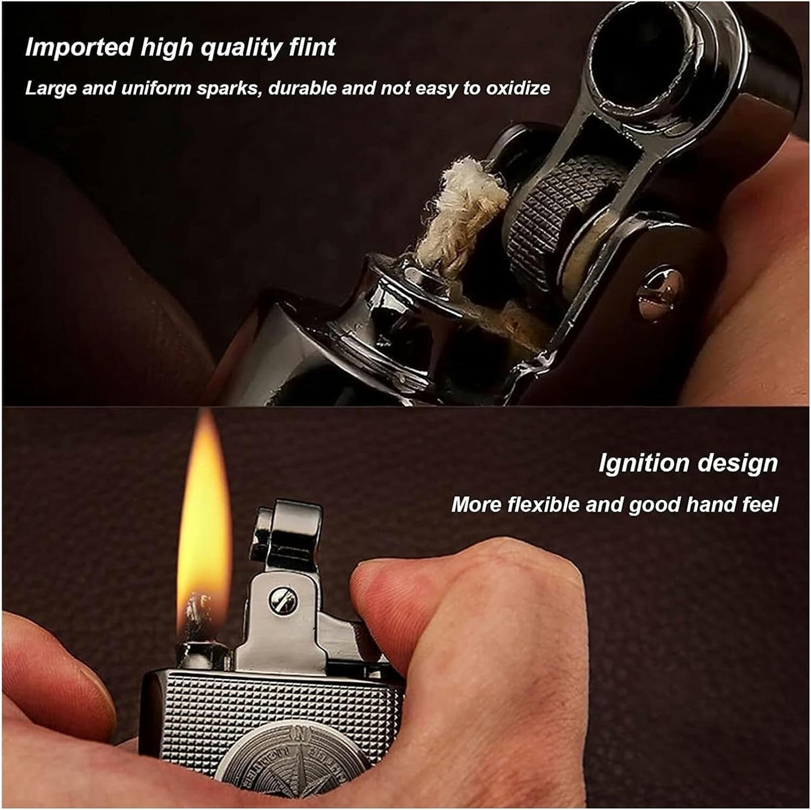 Amazon.co.jp: 灯油ライター、クラシックノスタルジック灯油