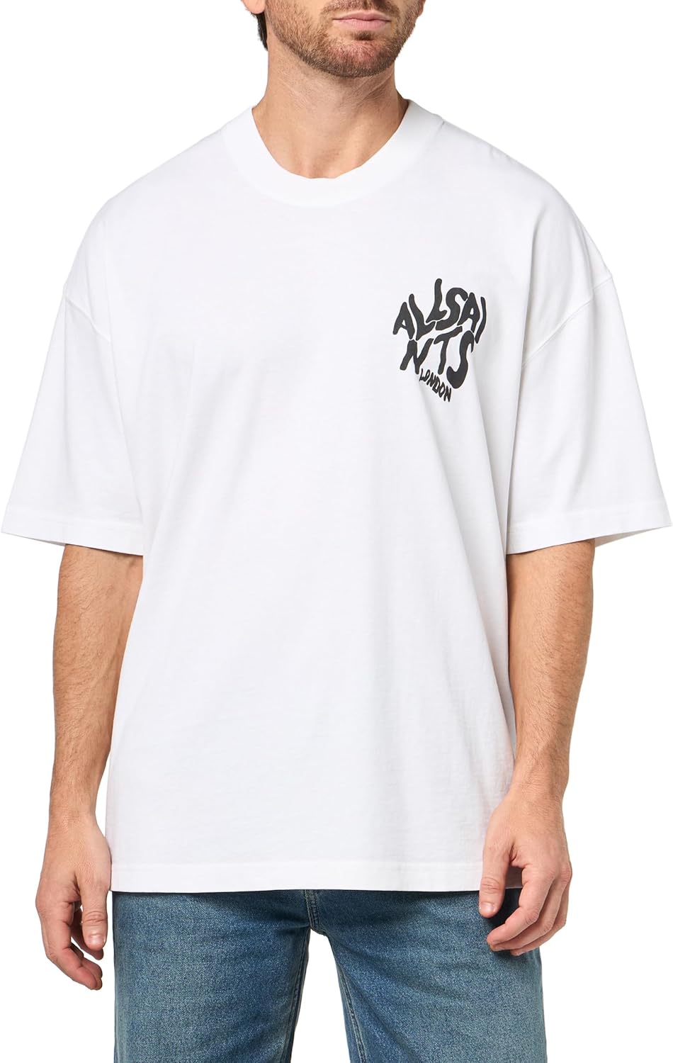 Allsaints Mens Orlando Ss Crew - Image 5