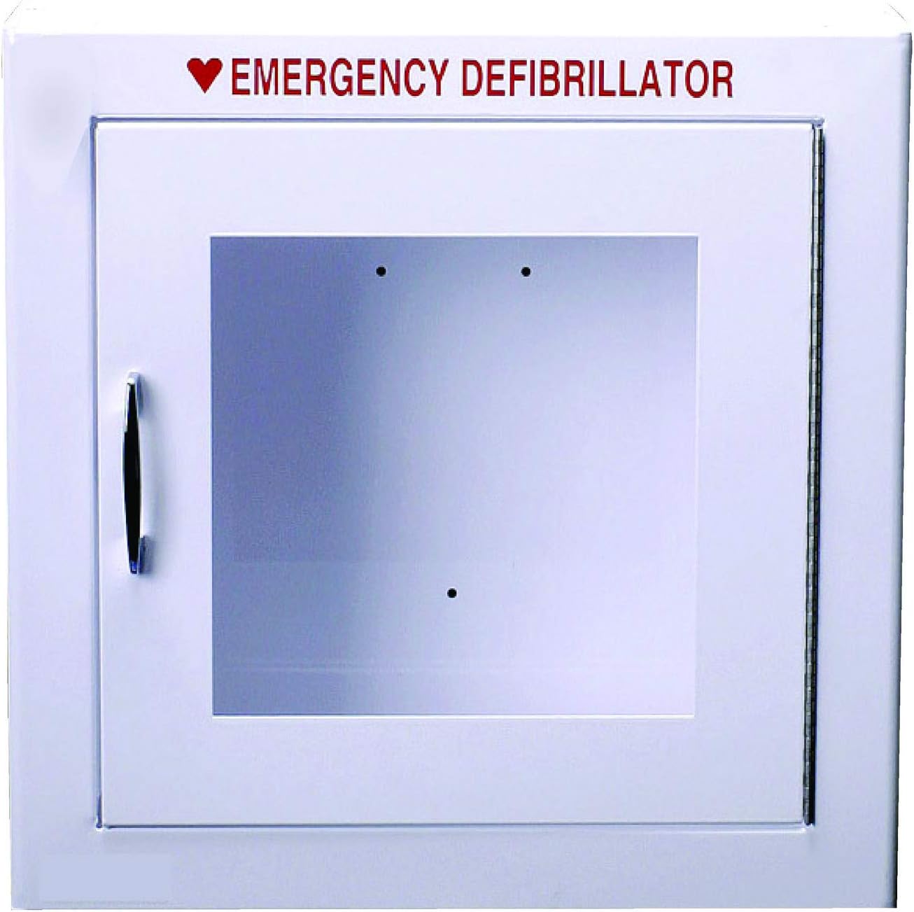 Cardiac Life Large AED Cabinet with AED Signs