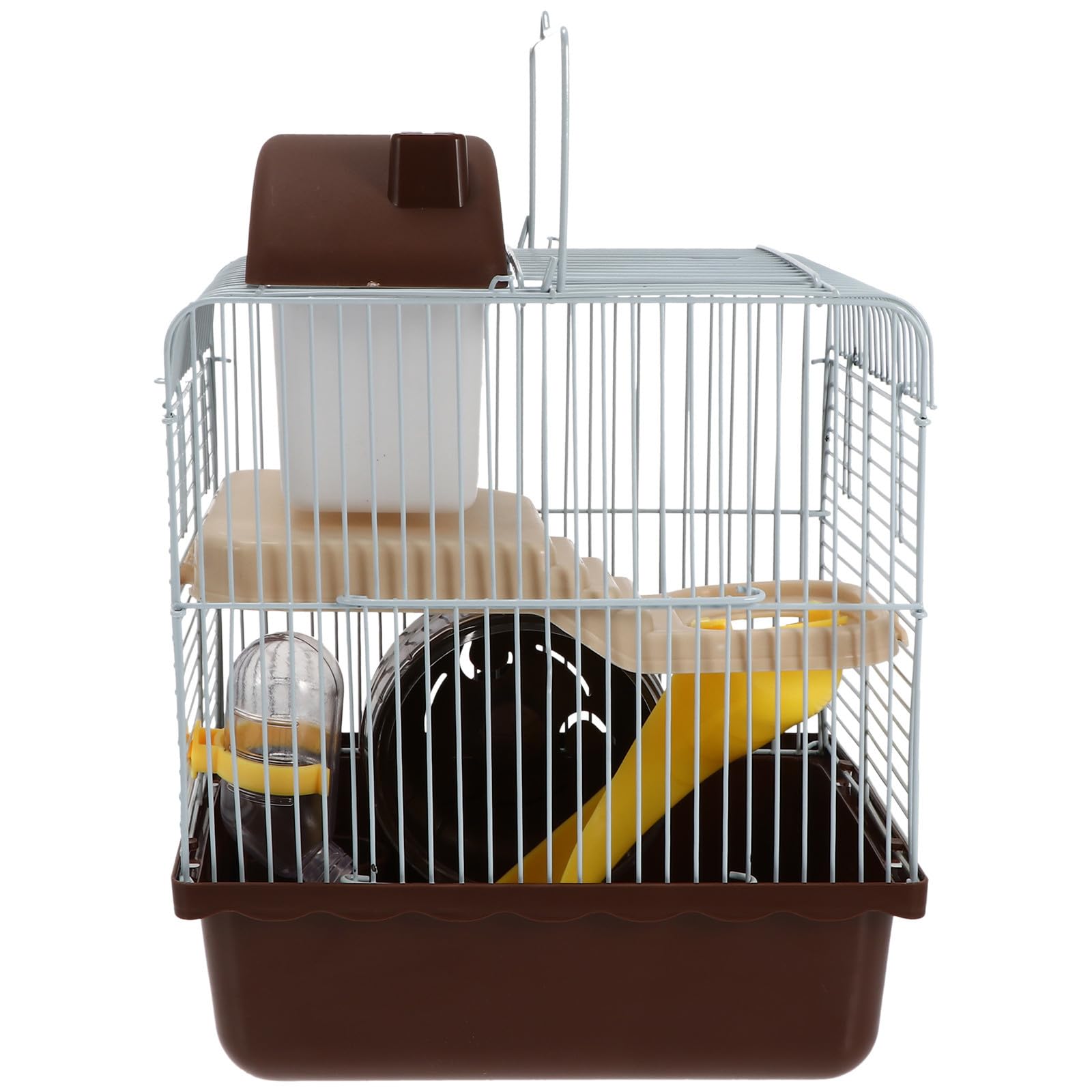 Cage pour hamster double couche robuste CRAFTHROU avec petite cabane plastique et refuge
