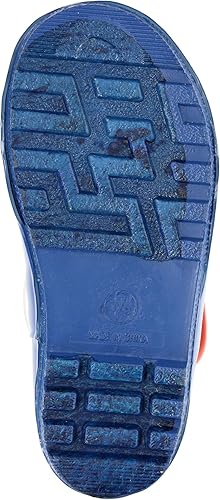 Miniatura 6 de PJ Masks Botas de lluvia para niños pequeños con asas fáciles de poner, Catboy, Gekko y Owlette, color azul, talla para niños pequeños 78, Azul
