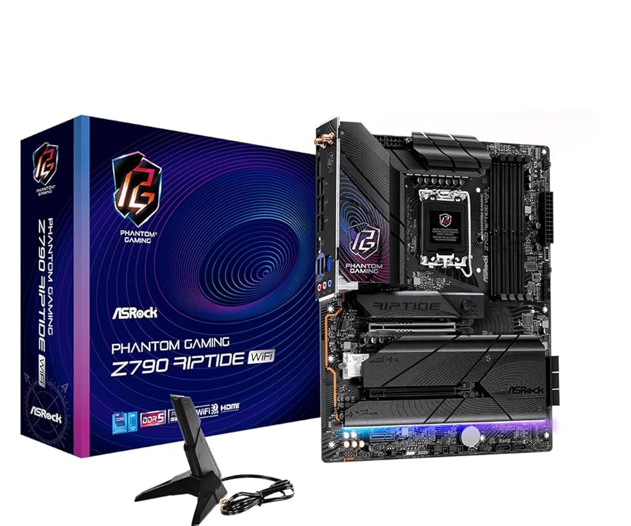 マザーボード ASRock Phantom Gaming Z790 Riptide WiFi ASRock Z790 Riptide WiFi LGA 1700 (14th, 13th, 12th Gen