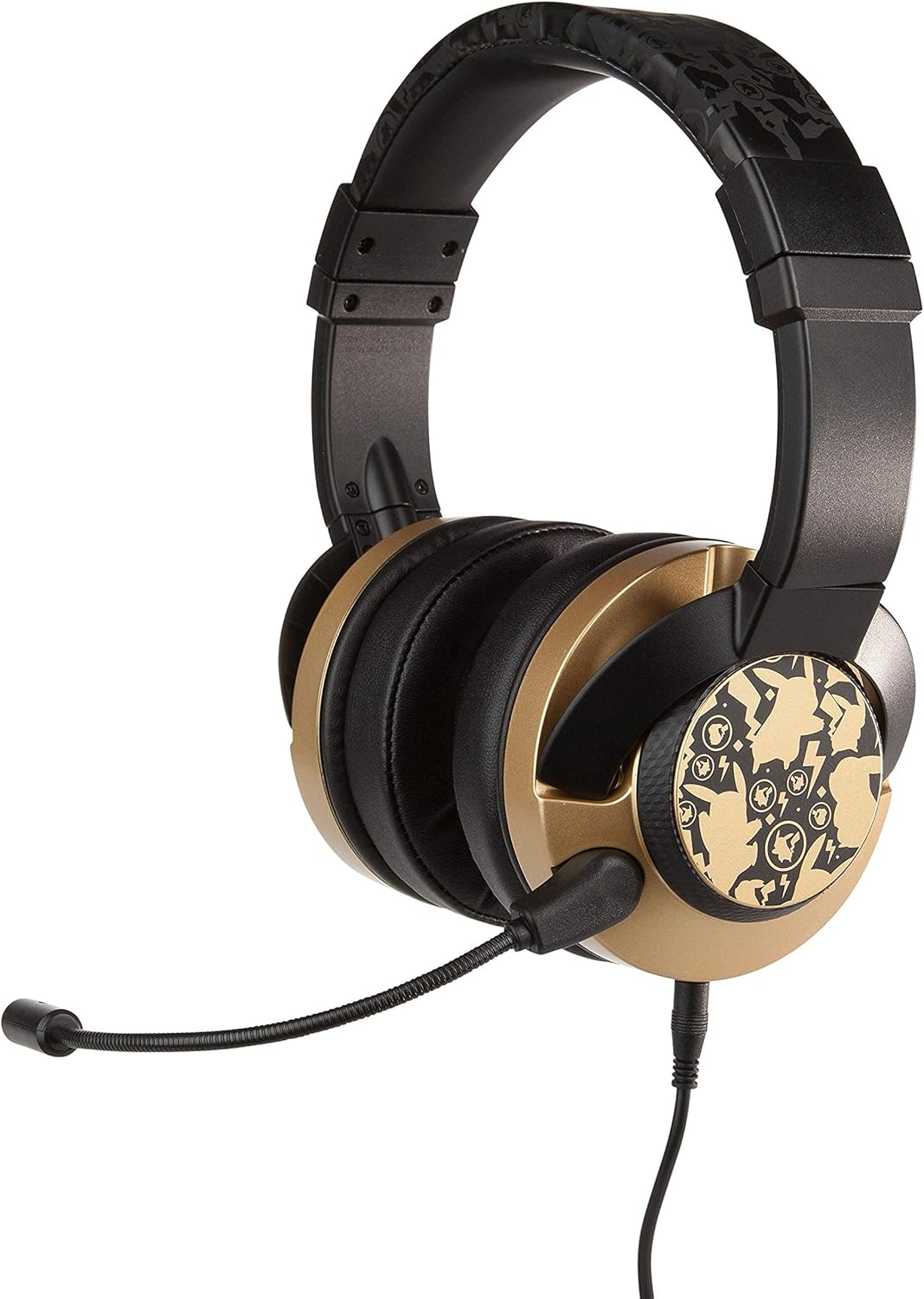 PowerA Pokemon Wired Stereo Gaming Headset - Pikachu Gold-Nintendo (Renewed)