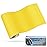 OAZ 3.9 x 63 inch Nylon Repair Patches Nylon Fabric Patch Self-Adhesive Fabric Repair Tape Waterproof Lightweight Outdoor Gear Patch Kit for Down Jacket Clothing Tent Bag (Yellow)