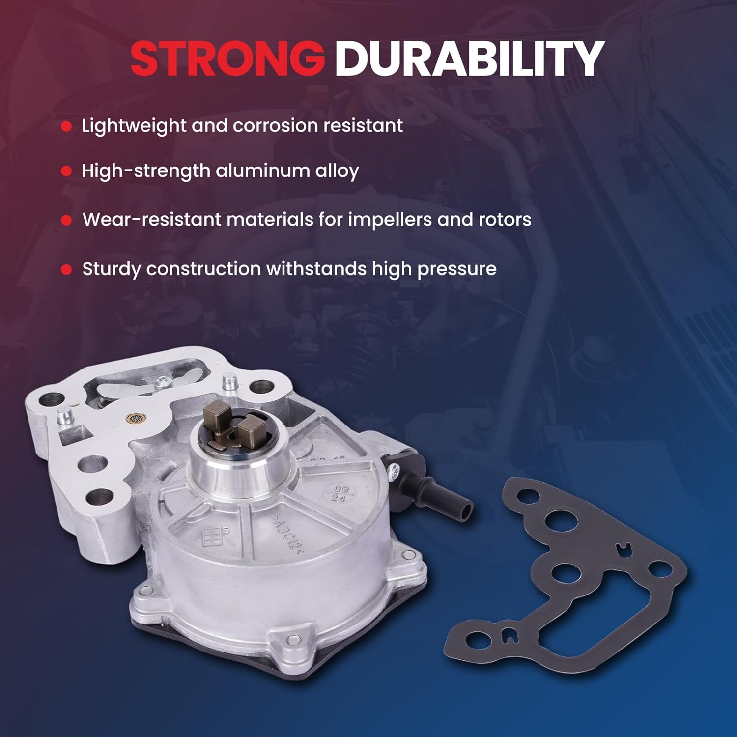 MOCA VCP184 Vacuum Pump Fit for Chevrolet 2016-2022 Malibu, 2018-2022 Equinox, 2016-2020 Spark, 2016-2019 Cruze, for GMC 2018-2020 Terrain, for Buick 2016-2019 Encore