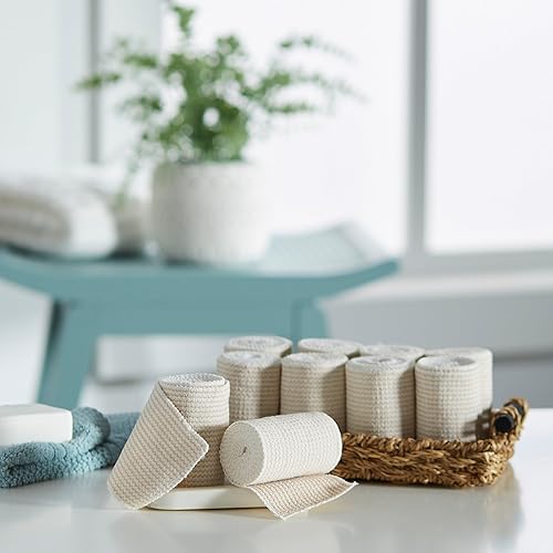 Miniatura 6 de McKesson Vendajes elásticos, no estériles, cierre de velcro, 3 pulgadas x 5 yardas, 10 unidades, 5 paquetes, 50 en total