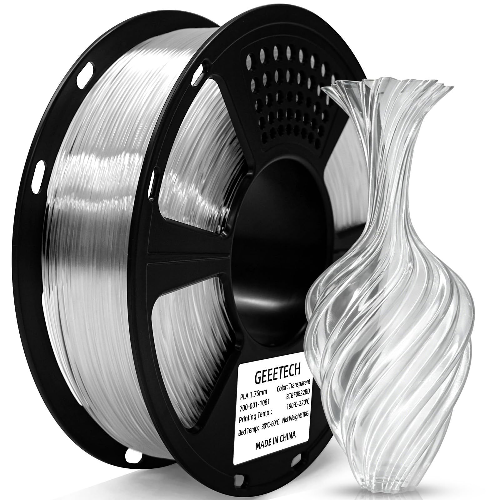 GEEETECH PLA Filament 1,75mm Glows blau Glows grün marmor