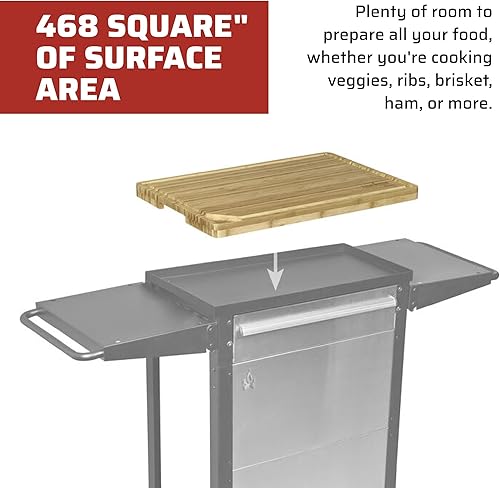 Miniatura 3 de Camp Chef Tabla de cortar profesional de bambú, bambú, CHOP26