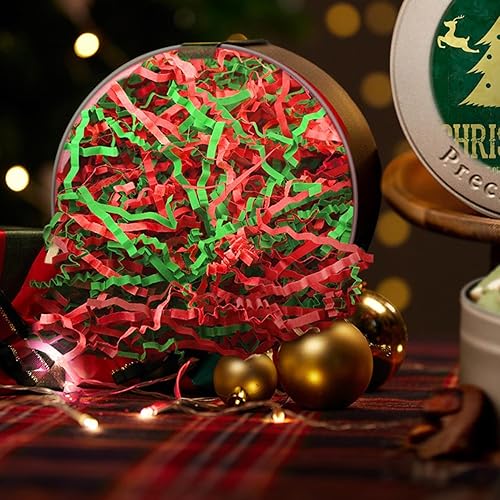 Miniatura 2 de Uptotop Suministro de 4 onzas de papel de corte arrugado para envolver regalos, cesta de relleno, cumpleaños, boda, Navidad, Acción de Gracias, Día