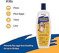 Vista 4 de Zodiac Champú acondicionador de avena para perros y cachorros, 18 onzas, pequeño