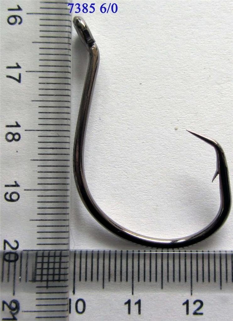 AUSLINE Octopus Circle Hooks 6/0 Qty 25 PCS Chemically Sharpened