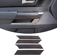 Vista 18 de Aunginsy Tira de Embellecedor para Puerta Interior Compatible con Toyota Tundra 2022+/Sequoia 2023+ Cubierta Decorativa Protectora para Manija
