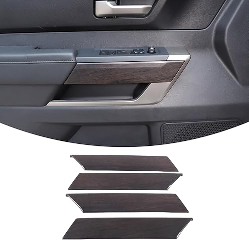 Aunginsy Cubierta de tira de panel interior de automóvil compatible con Toyota Tundra 2022 Sequoia 2023 Cubierta de protección para el panel de la