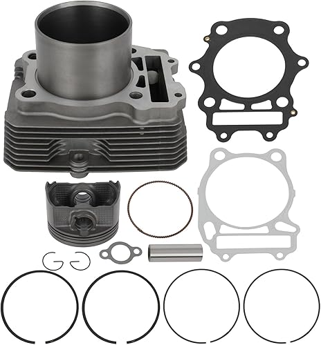 Miniatura 8 de OCPTY Kit de extremo superior de junta de pistón de cilindro 2002-2007 para Suzuki Eiger 400 King Quad 400 Junta de anillo de pistón de cilindro OE