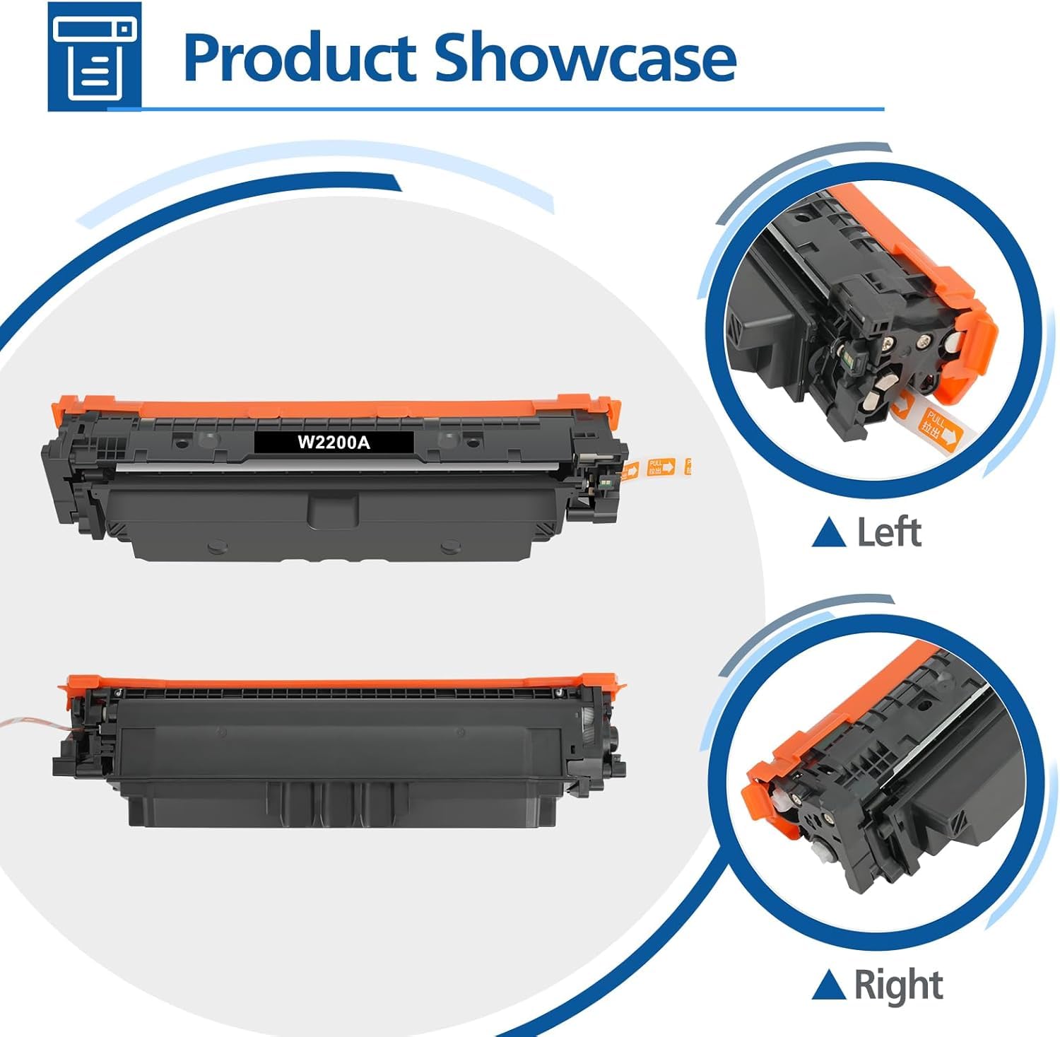 220A 220X MFP 4302dw Toner: für HP 220A Toner Set Kompatibel für Color LaserJet Pro MFP 4302fdw 4202dw 4302dw 4202dn 4302fdn Schwarz Cyan Gelb Magenta, W2200A W2201A W2202A W2203A, 4PK Mit Chip