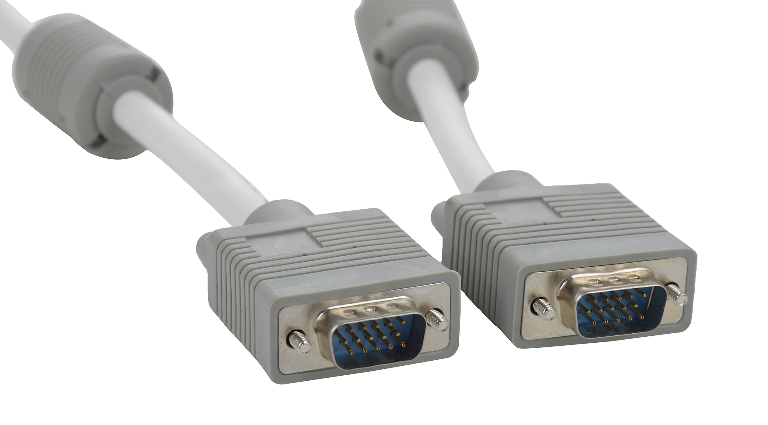 Ultima Cords & Cables VGA Male to Male Video Monitor Cable Compatible for PC Monitor LCD LED Plasma Projector TFT, HDTVs, Displays (White and Grey) (5 Meter) (B071Y4FPRF) Amazon Price History, Amazon Price Tracker