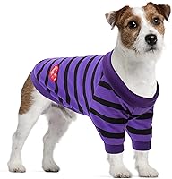 Vista 39 de Camiseta a rayas para perros y gatos, chaleco de algodón para primavera, verano, para mascotas, adecuada para mascotas pequeñas y medianas