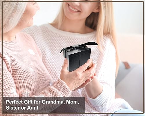 Miniatura 5 de Joyero de rosas eternas preservadas morado