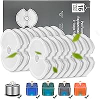 Vista 11 de Filtro de fuente Cat - Filtro de repuesto de filtración múltiple, 8 o 12 paquetes de filtros de fuente de algodón activado para gatos de carbón