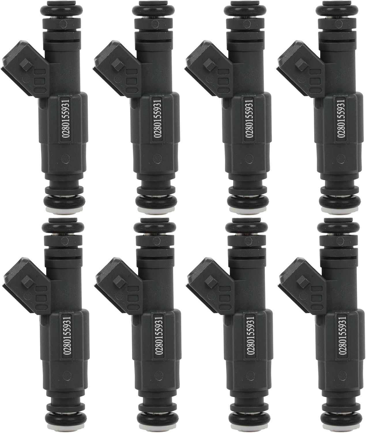 Fuel Injector 4 Holes Fit 2004-2005 for Cadillac for CTS 5.7L 1998 2001 2002 for Chevy for Camaro 5.7L Replace Part FJ647 FJ311 0280155931 12482704 Fuel Injectors set of 8