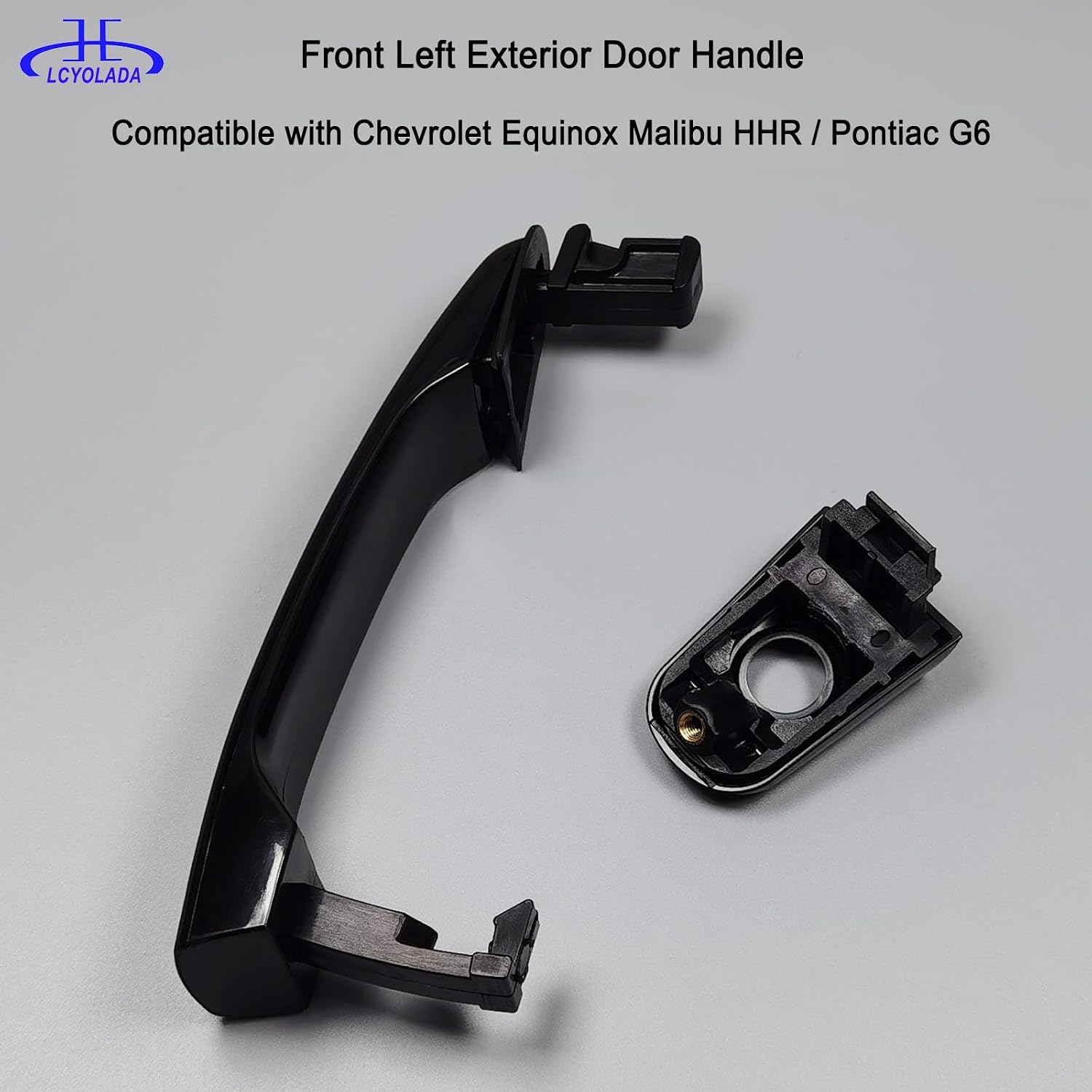 Front Driver Side Exterior Door Handle fit for Chevrolet Equinox 2005-2012,Chevy Malibu 2004-2008,Pontiac G6 2005-2010,Replaces 22672194 GM1311184