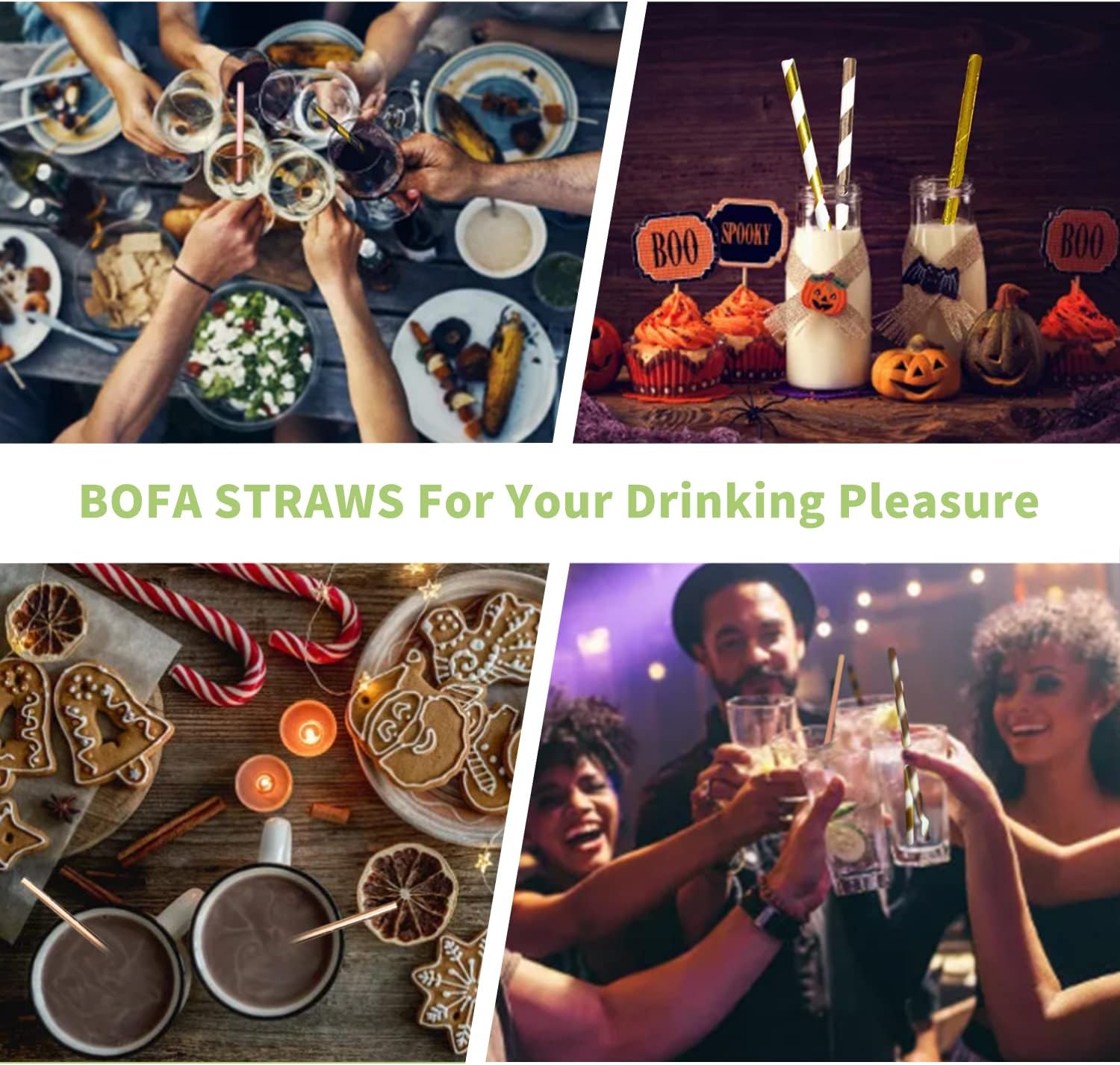 Metallic Gold Paper Straws Bulk 100, Disposable Foil Gold Paper Drinking Straws for Cocktail, Cake Pops Sticks, Birthday Party, Wedding Decoration - Image 5