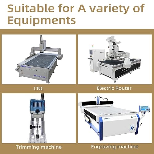 Miniatura 7 de Exqutoo Juego de 2 brocas de ranura y lengüeta en forma de T de 3 dientes con vástago de 14 pulgadas profundidad de ranura de 12 pulgadas altura de