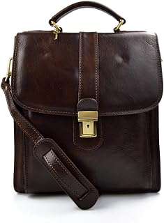 Hobo bag satchel leather shoulder bag made in Italy crossbody bag sling bag dark brown