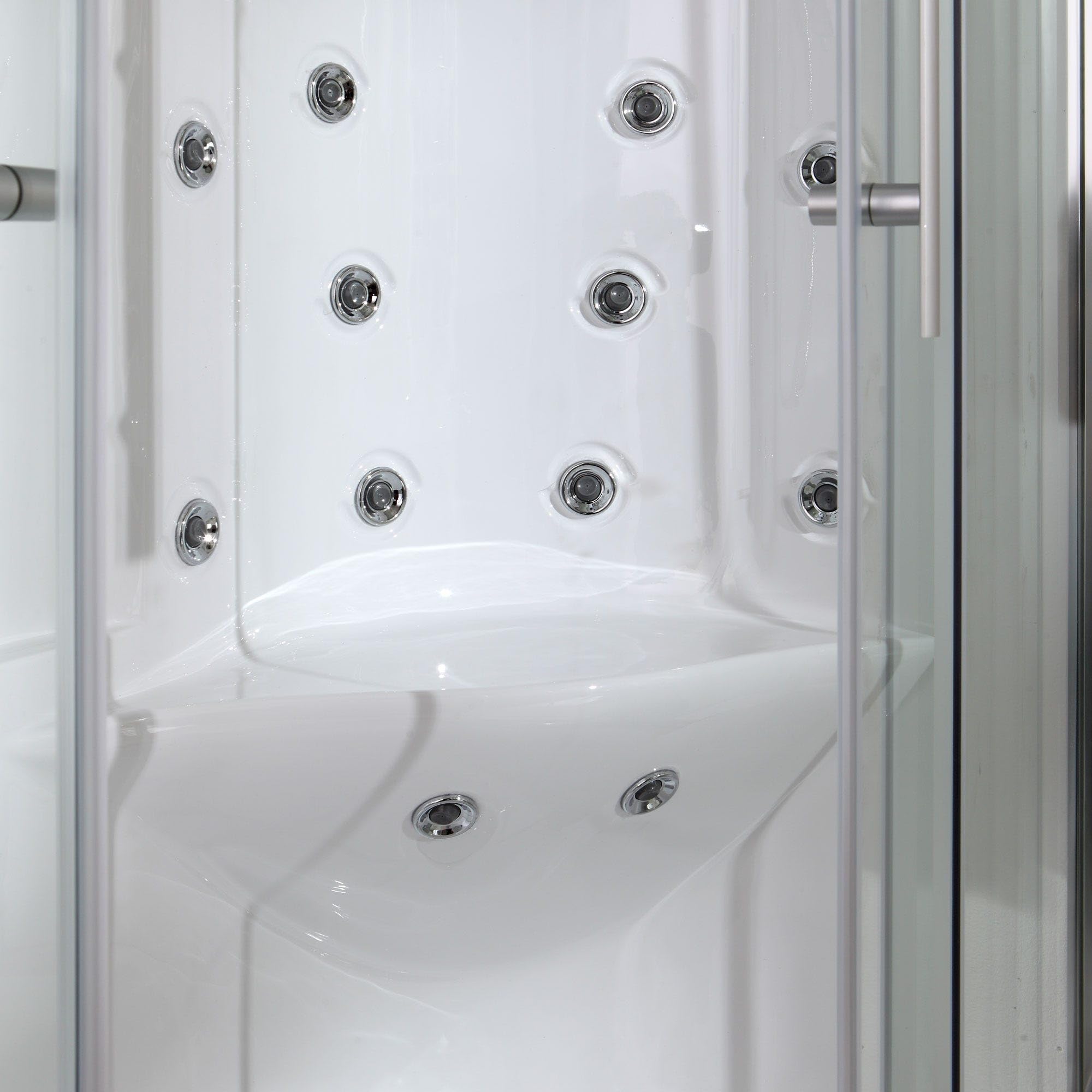 Kiamami Valentina - Mampara de ducha multifuncional 70x110 derecha con baño de vapor | Iride